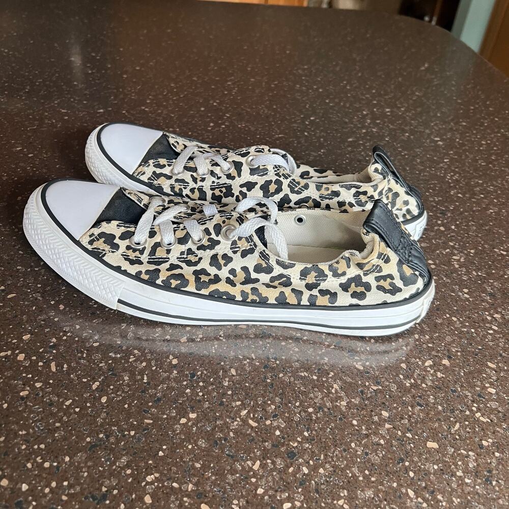 Converse Chuck Taylor All Star Shoreline Cheetah Print Women's Size 10 Shoes - Picture 6 of 11